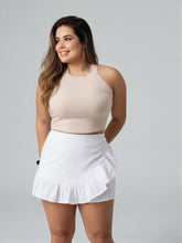 Falda Short stretch blanca